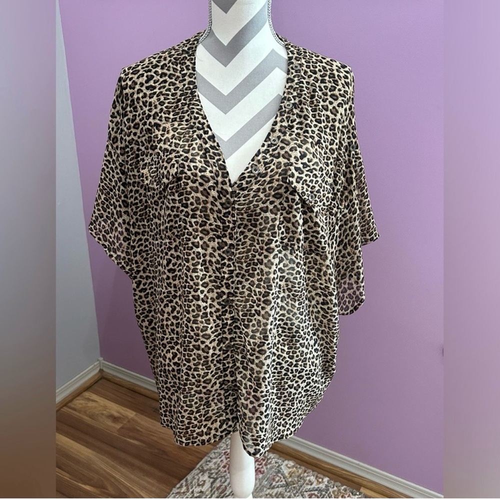 DR2 Animal Print Women's Blouse